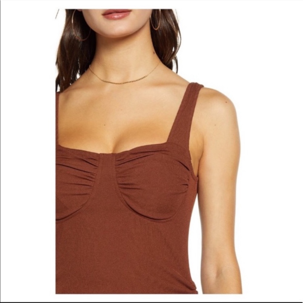 J.O.A side ruched bodycon dress (L) - Picture 3 of 14